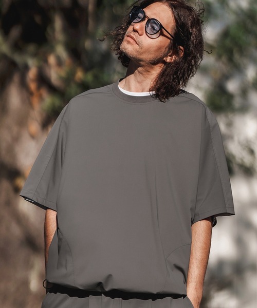 CAMBIO（カンビオ） tシャツ mt9458-Stretch Nylon Dolman Short