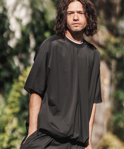 CAMBIO（カンビオ） tシャツ mt9458-Stretch Nylon Dolman Short