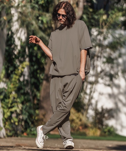 Kaminura 移動着 CAMBIO（カンビオ） tシャツ mt9458-Stretch Nylon Dolman Short