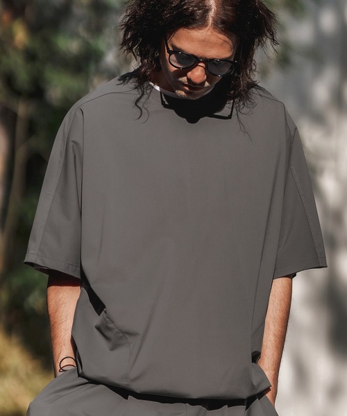 CAMBIO（カンビオ） tシャツ mt9458-Stretch Nylon Dolman Short