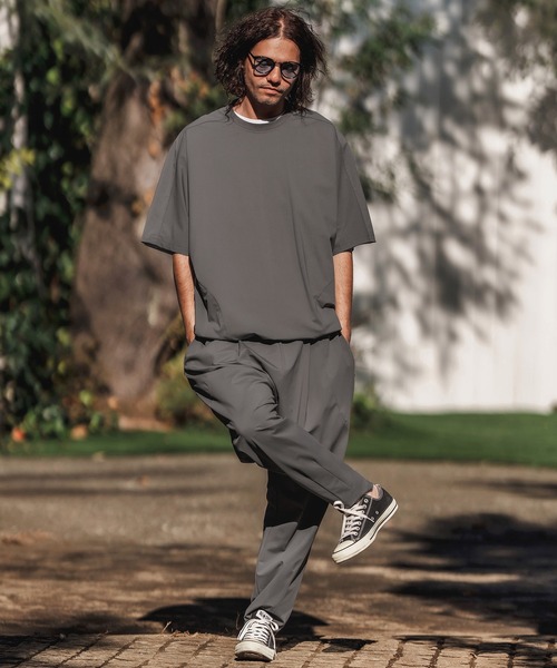 CAMBIO（カンビオ） tシャツ mt9458-Stretch Nylon Dolman Short