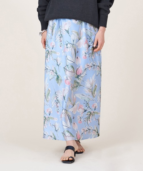 marmors スカート 「marmors」flower print flare skirt : ZOZOTOWN