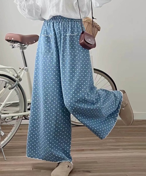 aimoha（アイモハ） ワイドパンツ ジーンズ デニム デニムパンツ