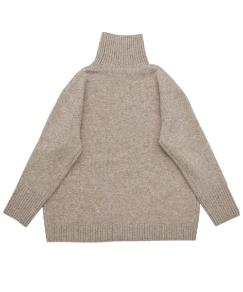 select MOCA by son」 タートルネックニット FREE グレイッシュ