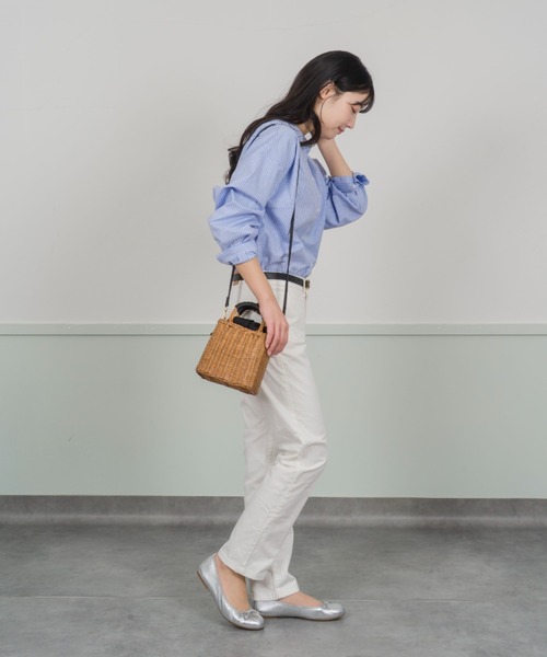 The Bagmati ザバグマティ　カゴバッグ レザー BAGMATI / バグマティ】レザーハンドルカゴバッグ【WEB限定