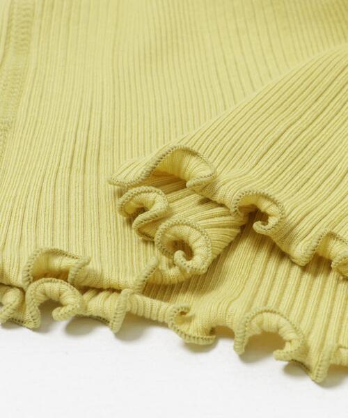 新品 HAKUJI Rib knit カシミヤ リブ レース キャミソール HAKUJI（ハクジ） キャミソール HAKUJI Random rib bra camisole