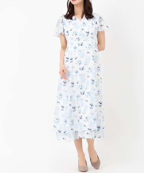 マッセメンシュ　ワンピース MISCH MASCH ワンピース 2024春夏新作水彩グラデーション