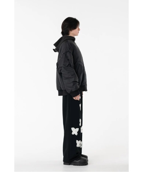 ma1 ma-1 DISCOVERED DEVILS EAR HOODIE DOWN MA-1 メンズ レディースの画像