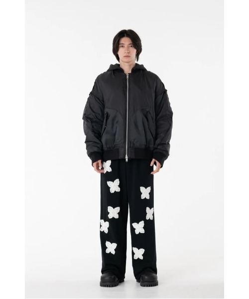 ma1 ma-1 DISCOVERED DEVILS EAR HOODIE DOWN MA-1 メンズ レディースの画像