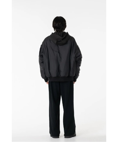 ma1 ma-1 DISCOVERED DEVILS EAR HOODIE DOWN MA-1 メンズ レディースの画像