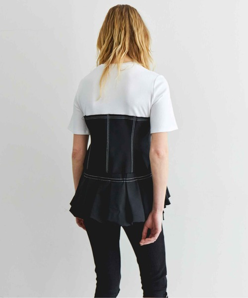 MAISON SPECIAL（メゾンスペシャル） tシャツ Docking Balloon Hem T