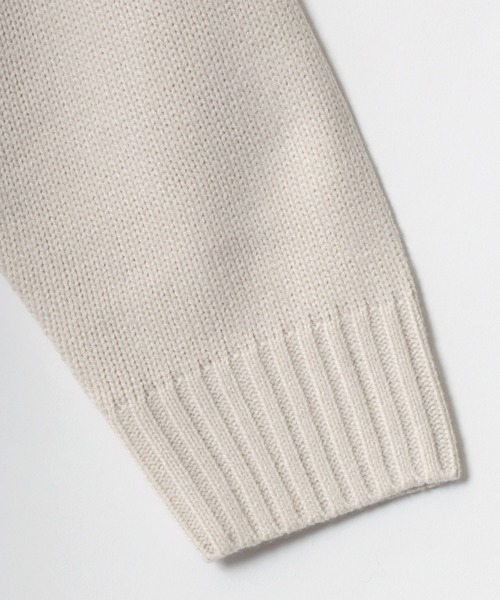 「BEVERLY HILLS POLO CLUB」 ニットカーディガン M ライトグレー レディース_画像9