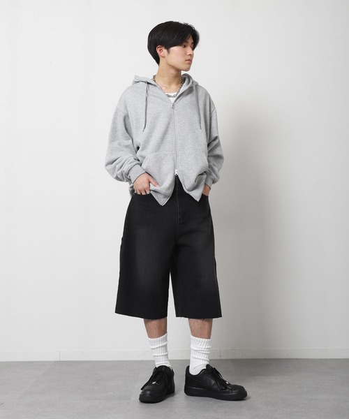 ZIP FIVE（ジップ ファイブ） ワイドパンツ ハーフパンツ ジーンズ