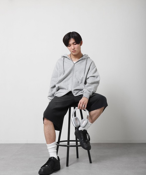 ZIP FIVE（ジップ ファイブ） ワイドパンツ ハーフパンツ ジーンズ