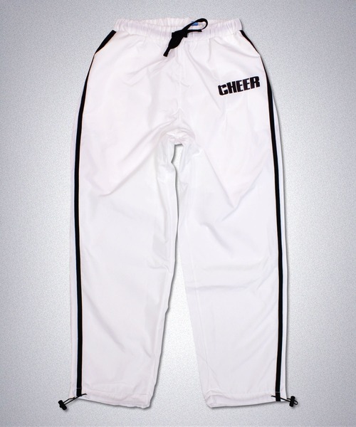 CHEER（チアー） ワイドパンツ パンツ サイドラインシャカシャカロング