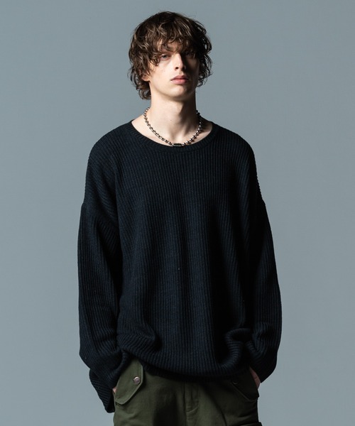 glamb（グラム） 長袖ニット L ブラック メンズ : ZOZOTOWN Yahoo!店