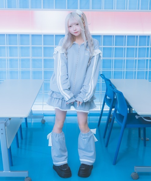 Hauls ジャージ フリル天使フード付きジャージ レディース