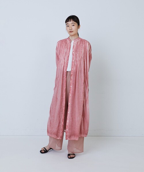 LOISIR ワンピース 「MTサイズ有り」インドピグメントダイシャツ