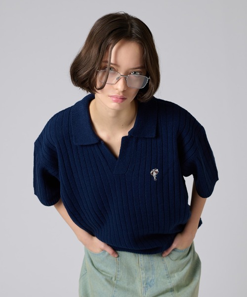 ONCILY ポロシャツ SKIPPER POLO KNIT SHIRT / スキッパーポロ