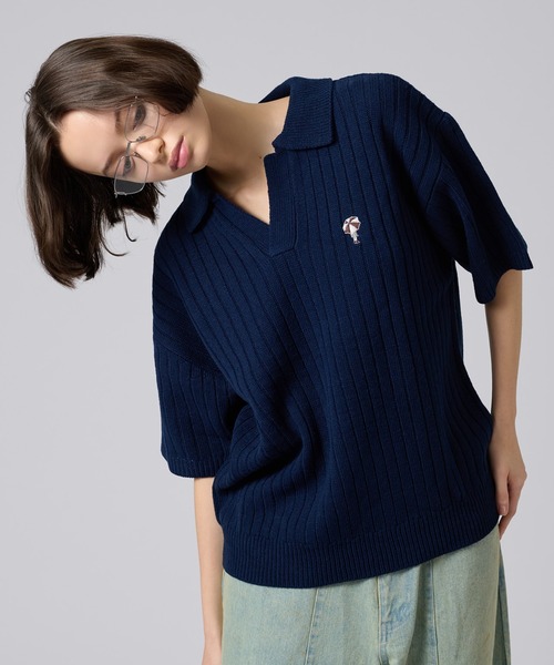 ONCILY ポロシャツ SKIPPER POLO KNIT SHIRT / スキッパーポロ