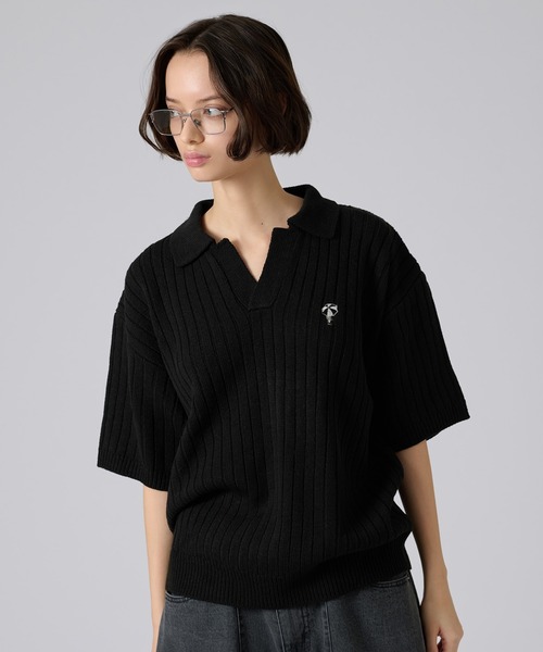 フ*ウ様 Prada スキッパーニットポロ フ*ウ様 Prada スキッパーニットポロ PRADA SPORT】skipper polo