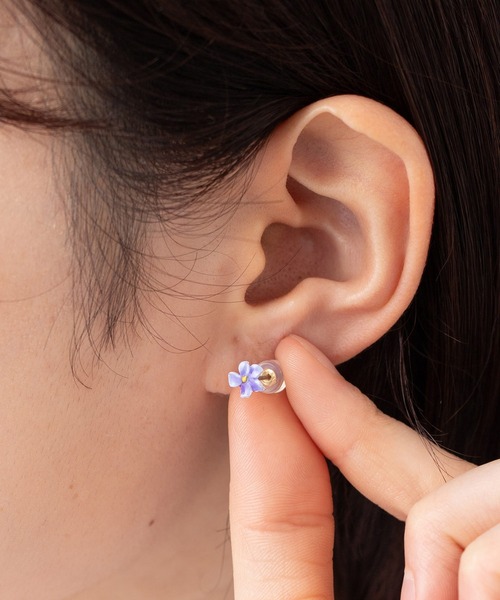 Zoule（ゾーラ） ピアス 花言葉モチーフ ピアス flower letter 「日本