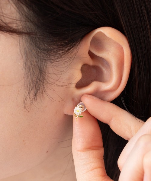 Zoule（ゾーラ） ピアス 花言葉モチーフ ピアス flower letter 「日本