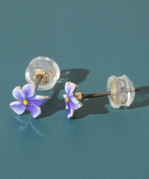 Zoule（ゾーラ） ピアス 花言葉モチーフ ピアス flower letter 「日本