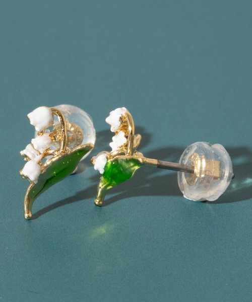 Zoule（ゾーラ） ピアス 花言葉モチーフ ピアス flower letter 「日本