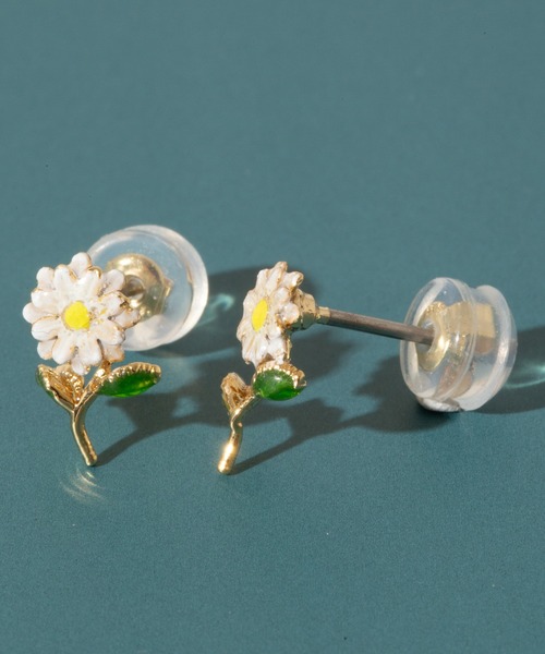 Zoule（ゾーラ） ピアス 花言葉モチーフ ピアス flower letter 「日本
