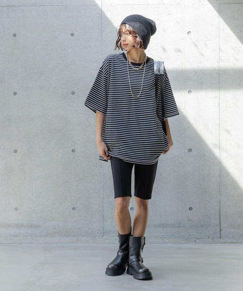 【VERY掲載 スポーティー×甘】ENFOLD バイカーパンツ 24AW】ENFOLD エンフォルド / WIDE STRAP-PANTS / サロペット