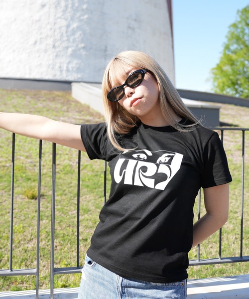 tシャツ ENAコラボTシャツ EYEロゴ Tシャツ カットソー 半袖 ダンス 練習着 レディース メンズ tシャツ ENAコラボTシャツ EYEロゴ Tシャツ カットソー 半袖