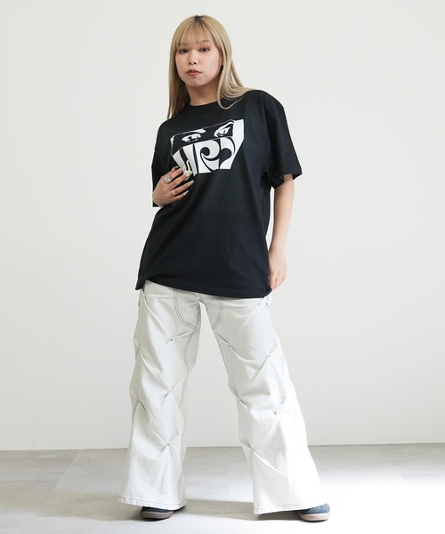 tシャツ ENAコラボTシャツ フロントロゴtシャツ 綿100% カットソー 半袖 レディース メンズ tシャツ ENAコラボTシャツ EYEロゴ Tシャツ カットソー 半袖
