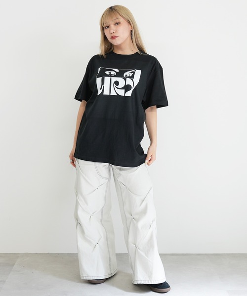 tシャツ ENAコラボTシャツ EYEロゴ Tシャツ カットソー 半袖 ダンス 練習着 レディース メンズ tシャツ ENAコラボTシャツ EYEロゴ Tシャツ カットソー 半袖