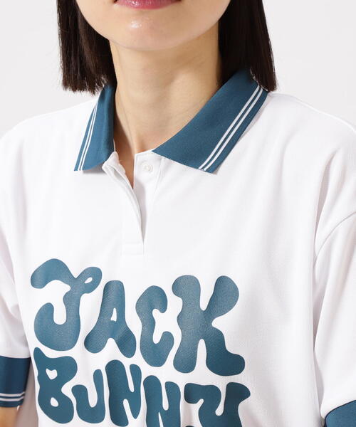 ポロシャツ ポロ 「Jack Bunny!!」フルダルメッシュ半袖ポロシャツ レディース Jack Bunny!! ポロシャツ ポロ 「Jack Bunny!!」フルダル