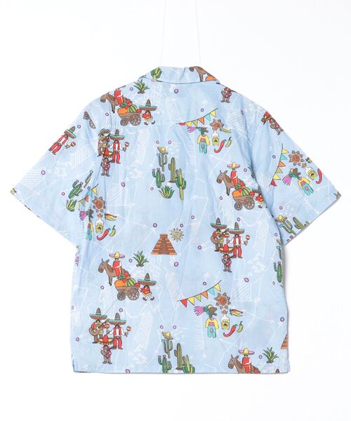 PRADA 半袖シャツ　花柄　柄シャツ PRADA 「PRADA」 半袖シャツ S ブルー メンズ : ZOZOTOWN Yahoo