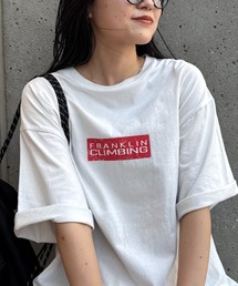 tシャツ 「Franklin Climbing」ユニセックスレッドロゴプリントTEE メンズ レディース｜ZOZOTOWN Yahoo!店