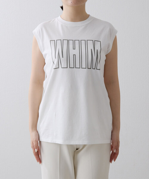 Whim Gazette コットンシフォンノースリーブコンビネゾン