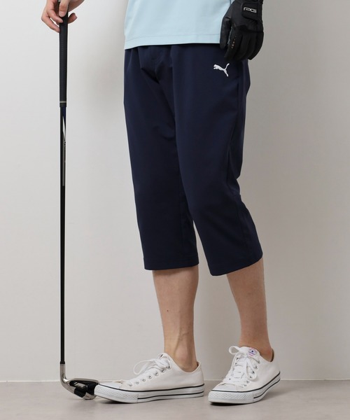 【未使用】PUMA　ストレッチ ゴルフパンツ　M　ブラック　冷感　吸水速乾 PUMA パンツ ゴルフ ストレッチクウォーターレングスパンツ