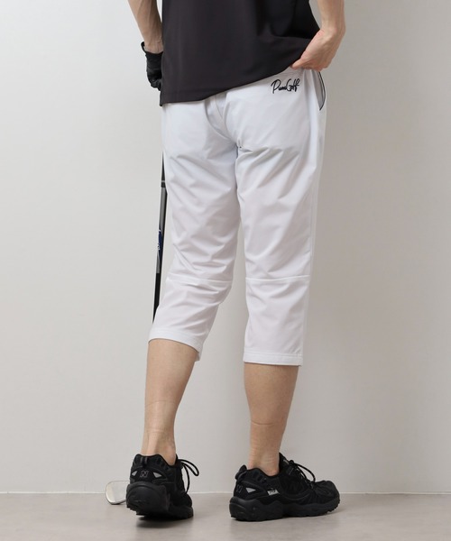 新品 プーマゴルフ 春夏クウォーターレングスパンツ/メンズ/L(W82)/白 新品 プーマゴルフ 春夏クウォーターレングスパンツ/メンズ/L