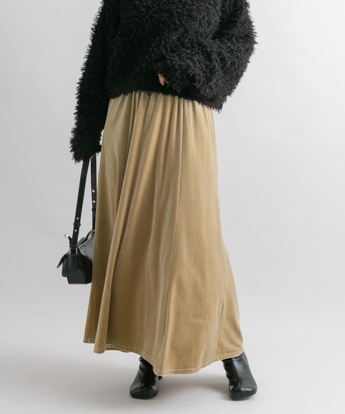 「KBF」 フレアスカート ONE ベージュ レディース_画像5