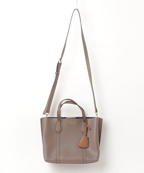 tory burch ブラウン レザー トートバッグ　2way トリーバーチ TORY BURCH バッグ （ブラウン） -ファッション