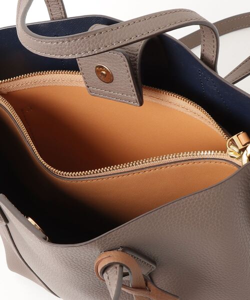 tory burch ブラウン レザー トートバッグ　2way トリーバーチ TORY BURCH バッグ （ブラウン） -ファッション