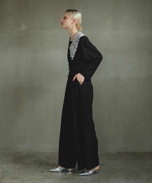 et.UNiVER パンツドレス Big collar setup : ZOZOTOWN Yahoo!店