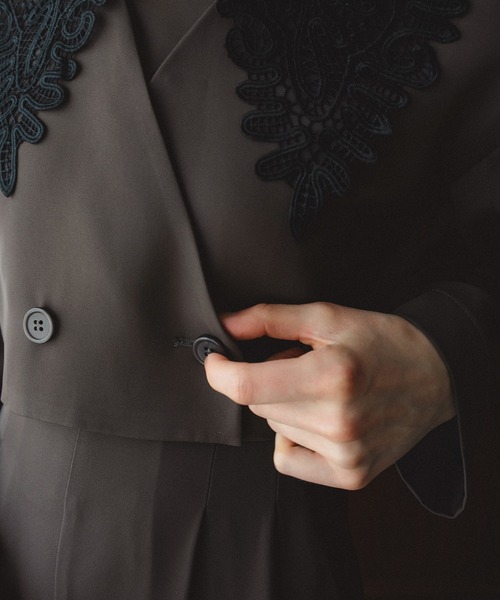 et.UNiVER パンツドレス Big collar setup : ZOZOTOWN Yahoo!店