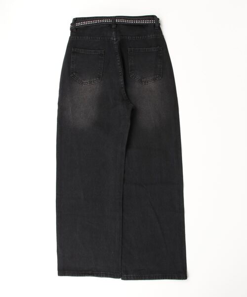 Birth of  child風　ラインストーンデニム　 XLサイズ Birth Of Royal Child / Fireworks Wash Denim | HOLICK