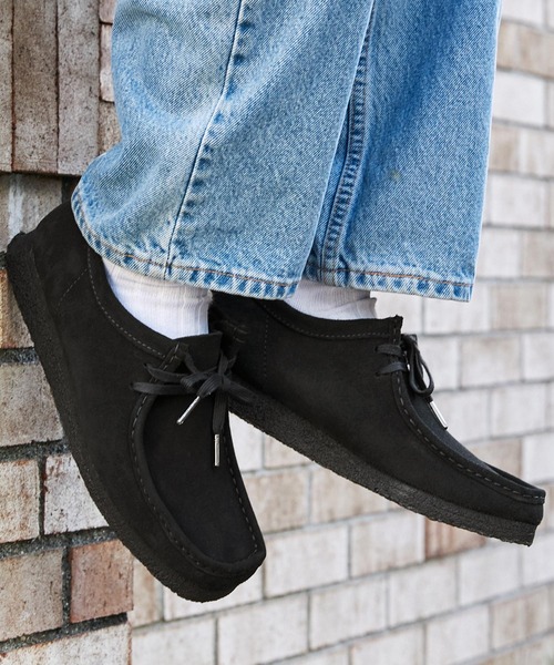 クラークス ワラビー wallabee CLARKS ブラック 古着 Clarks クラークス ワラビーエヴォウォータープルーフ