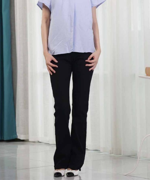 shoppinggo ジーンズ デニム デニムパンツ フレアパンツ デニム