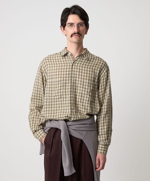 STEVEN ALAN シャツ 「Steven Alan」 CC ガーゼ チェック