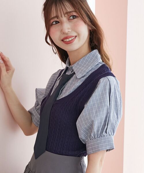 MAJESTIC LEGON（マジェスティックレゴン） ニット セーター ネクタイ